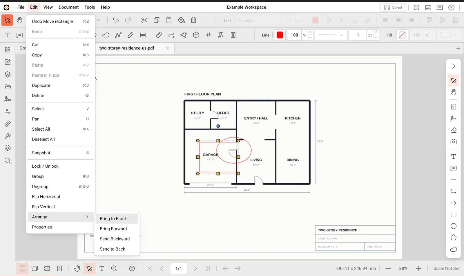 ContractorCounter workspace: Layer order