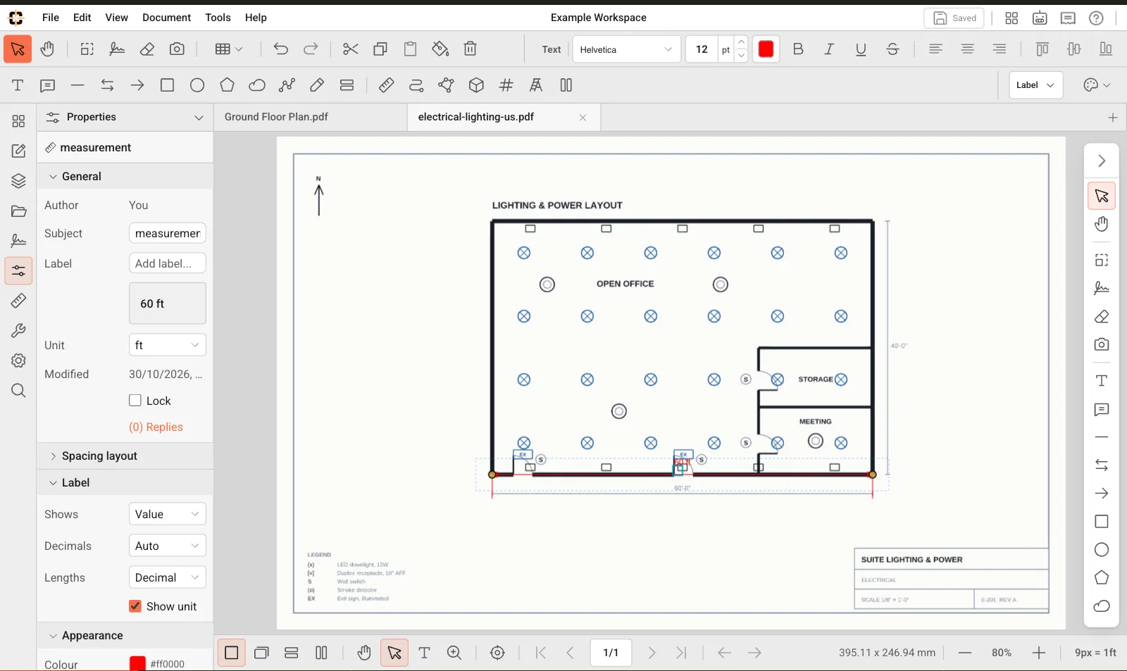 ContractorCounter workspace: Properties Panel